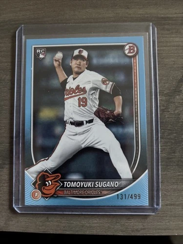 2025 Bowman Baseball Tomoyuki Sugano RC 131/499 Orioles