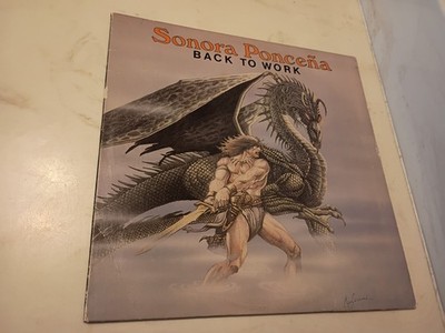 SONORA PONCENA BACK TO WORK LP 1987 INCA TE VAS DE MI CANCION SALSA