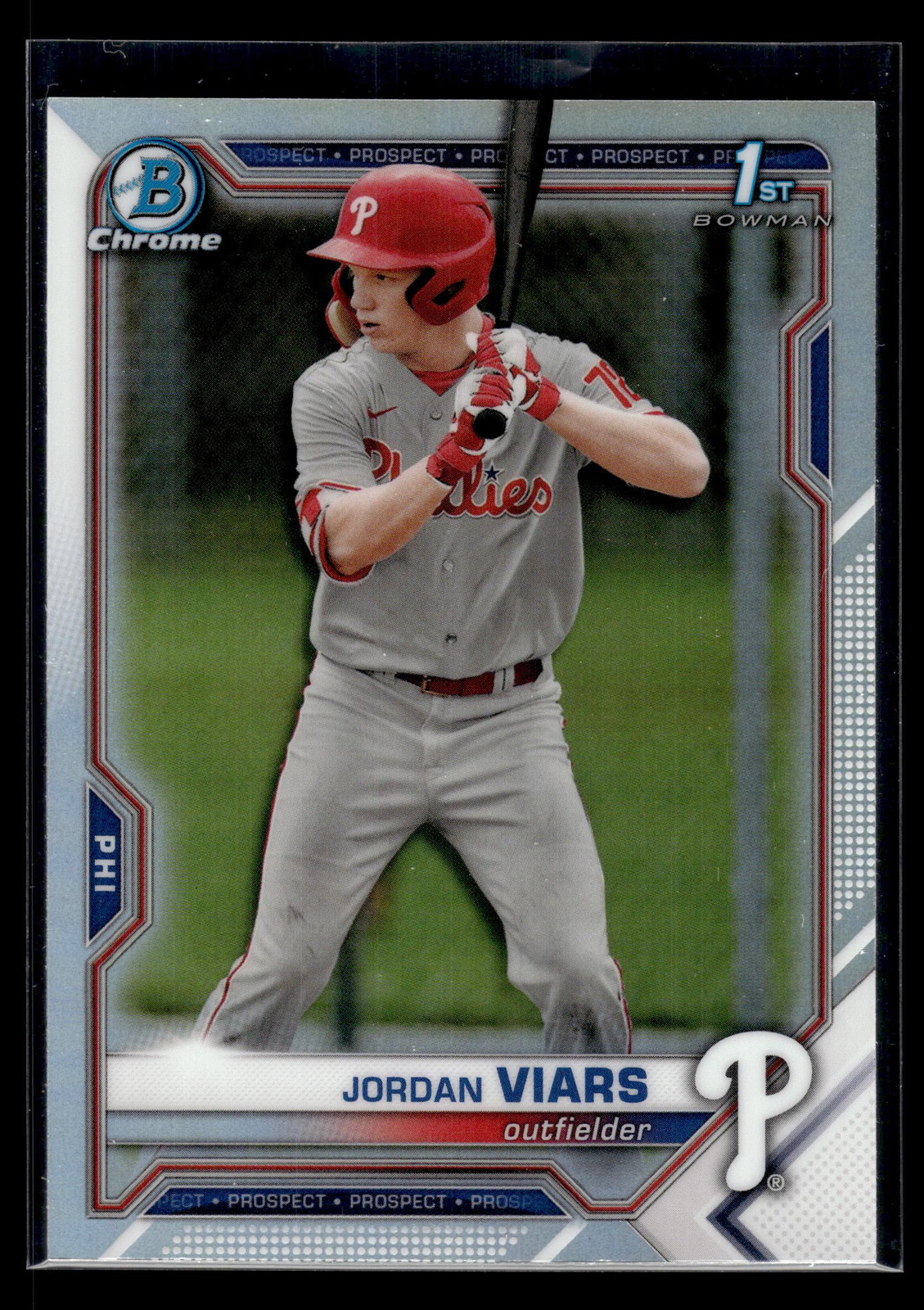 2021 Bowman Draft #BDC-132 Jordan Viars Chrome Refractor RC Rookie Card TCCCX