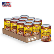 Old El Paso Traditional Canned Refried Beans, 1 Can, 16 Oz Pack of 12