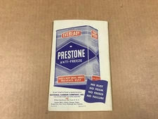 Vintage Maintenance Of Automotive Engine Cooling Systems - Prestone Anti-Freeze