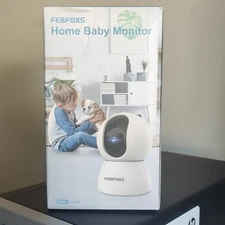 FEBFOXS XM628 Baby Monitor Camera Pan/Tilt Two Way Audio Motion Detection SD