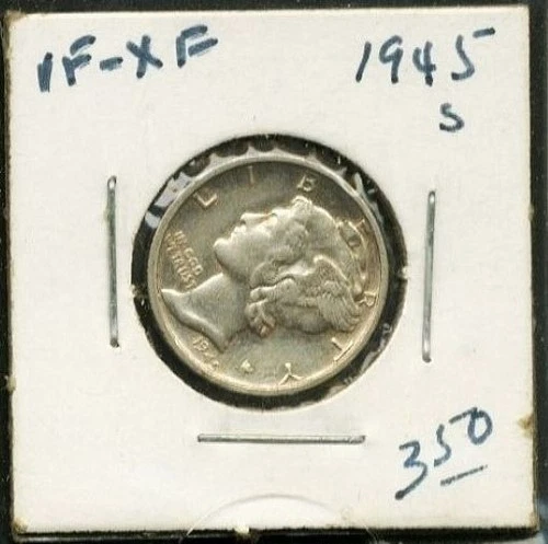 1945-S Mercury Dime — photo from another recent sale