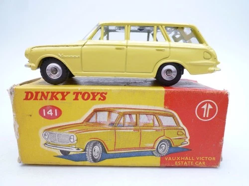 VINTAGE DINKY TOYS 141 VAUXHALL VICTOR ESTATE CAR IN ORIGINAL BOX 1963