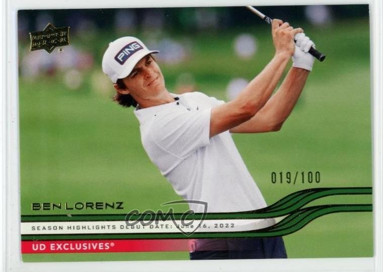 2026 Upper Deck Debut Dates Exclusives /100 Ben Lorenz #99 Rookie RC 0he