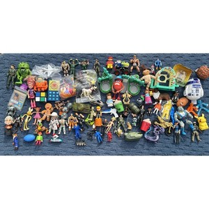 Kids Meal - Toy Box - Junk Drawer 80+ Mixed Lot Vintage Toys #9 McDs, BK, Parts