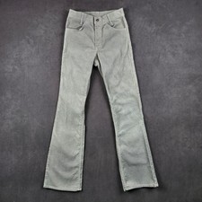 Vintage Levis 746 1555 Corduroy Flare Bell Bottom Pants Mens 30x34 White Tab