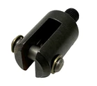 Unbranded 1/4" Threaded Clevis Rod End w/ Pin 1.5" L