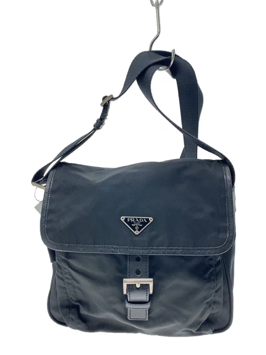 PRADA Shoulder Bag Black From Japan