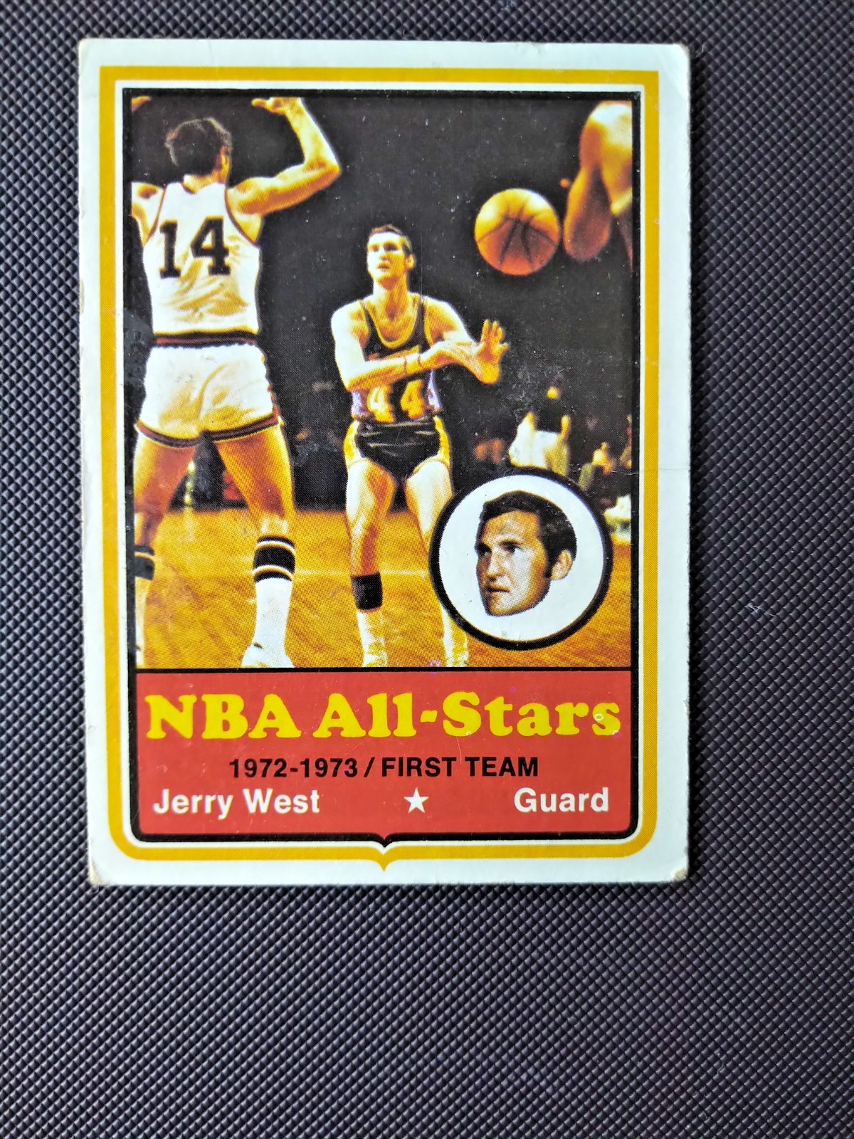 1973-74 Topps - Jerry West #100 VG/G HOF - LA Lakers Vintage Basketball card (B)