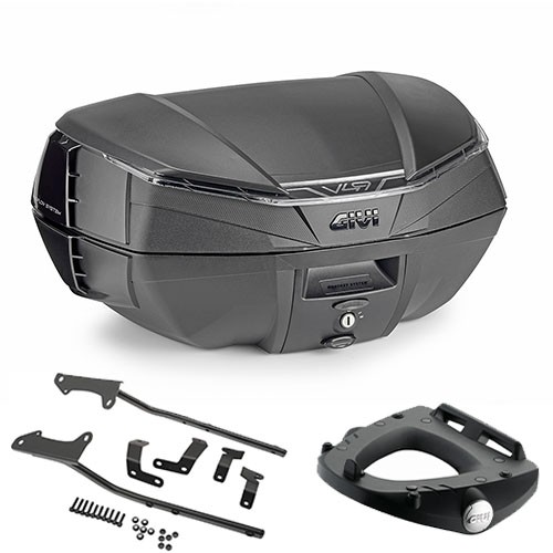 Givi Bauletto V49NB 49LT Schwarz Mit SturzbüGeln FüR Yamaha Tracer 700 2023-2024-image