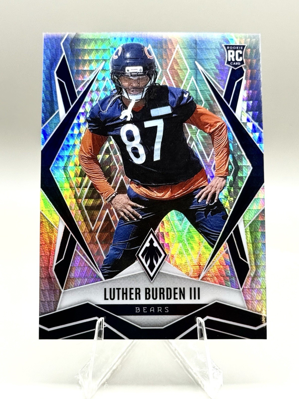 2025 Panini Phoenix Luther Burden III RC Silver Prizm Bears #196