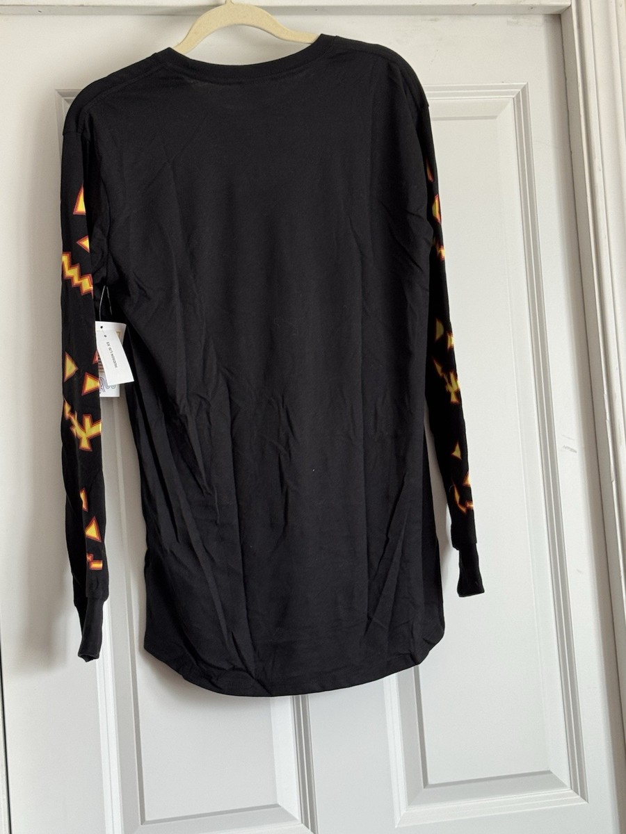 New Lularoe XS Hudson Black Orange Halloween Jack-o'-lantern