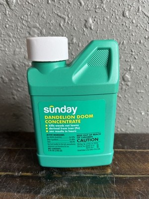 Sunday Dandelion Doom Herbicide Concentrate 5 fl oz Iron-Based Selective Weeds