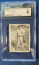 1946-47 Caramelo Deportivo #68 Jorge Comellas CGC 4 Cubs Highest Graded Anywhere