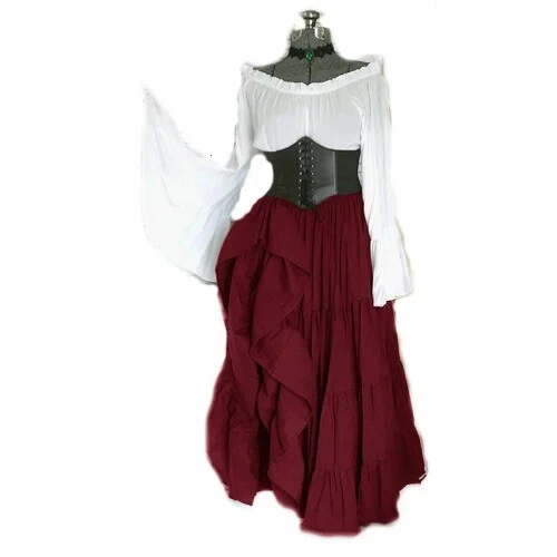 Victorian Gothic Queen Abendkleid Mittelalter Renaissance Elfe Prinzessin Lolita - Bild 16 von 21