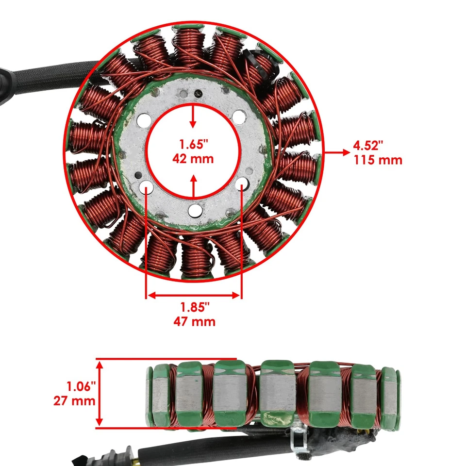 Stator & Regulator & Gasket for Honda CBR954RR CBR 954Rr 2002 2003 Magneto - Image 2 of 4