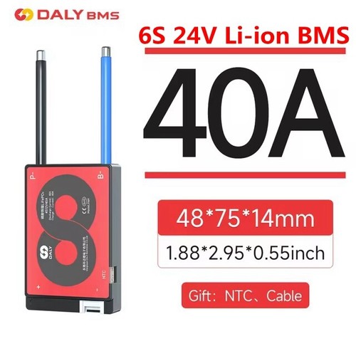 Daly BMS Li-ion 6S 24V BMS 40/60/100/150/200A Common Port w/Balance NTC lot SP - Picture 19 of 23