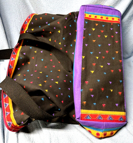 LAUREL BURCH Feline Friends Cat Beaded Lg. Tote Bag Purse Black Multi NWT #LB771 - Picture 10 of 11
