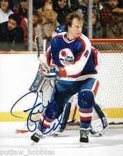 Winnipeg Jets Randy Carlyle Autographed Signed 8x10 NHL Photo COA C