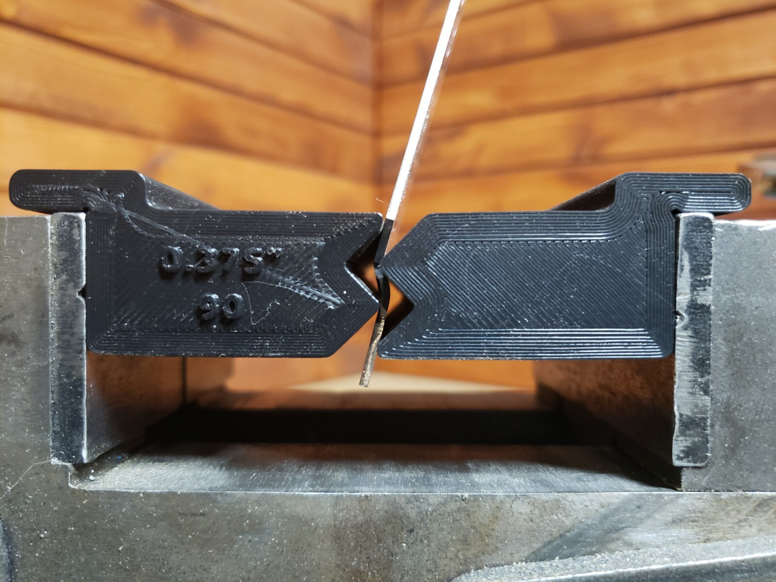 0.375" Offset Dies 3D Printed Vise Press Brake Dies eBay