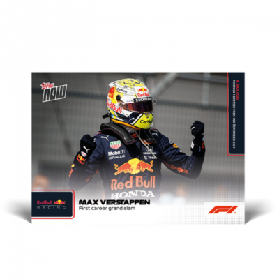 2021 TOPPS NOW F1 #27 MAX VERSTAPPEN - FIRST CAREER GRAND SLAM | eBay