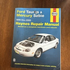 Haynes Repair Manual #36075 for 1996 to 2005 Ford Taurus & Mercury Sable