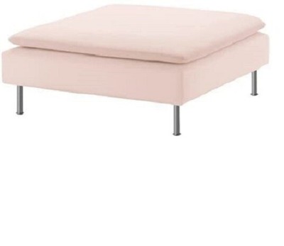 IKEA SÖDERHAMN Bezug für HOCKER SAMSTA HELLROSA Ottomane ...