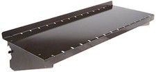 ASM-SH-1606 B Deep Pegboard Shelf Assembly for Pegboard Only 6" Black