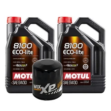 10L Motul 8100 ECO-LITE 5W30 Wix XP Filter Motor Oil Change Kit API SP-RC