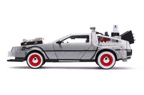 De Lorean Regreso Al Futuro III 1/24 Con LEDs - Jada 32166 - Imagen 2 de 9