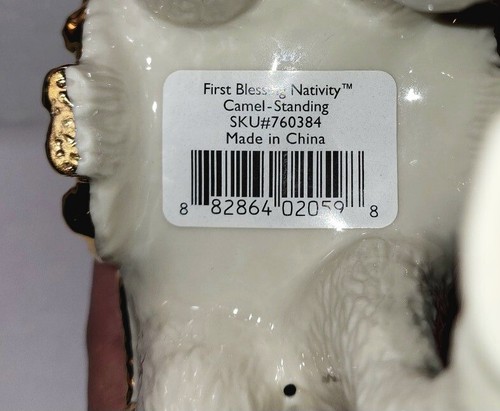 Lenox China First Blessing Nativity STANDING CAMEL Purple Saddle Mint Orig. Box | eBay