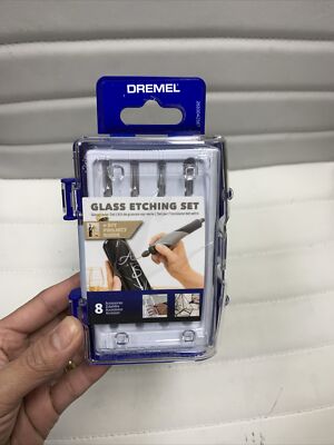 Dremel 682 Glas Ätzset 8 Stück Glas Set 2615C682JA