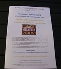 brochure relative à une  vente aux enchéres MICHELIN et  CIRCUIT DE CHARADE