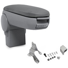[pro.tec] Reposabrazos central para Golf4/Bora/New Beetle Tapizado Tela Gris