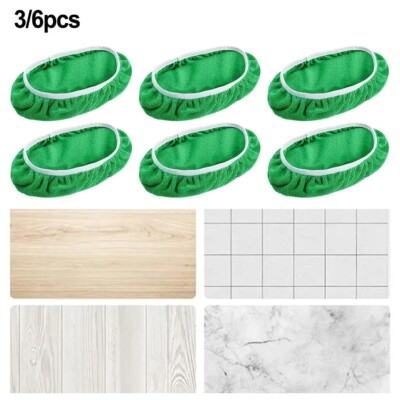 Brandneu Mop Tuch Mop Pads Wiederverwendbar Armaturen B??ro F??r Sweeper