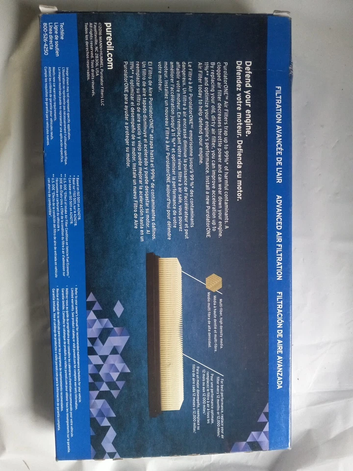 A23592 Purolator 空气过滤器适用于皮卡野马福特 Windstar Aerostar Sable B4000 — 第 2/2 张图片