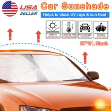 Car Windshield Sunshade Cover Umbrella Foldable Front Window Visor Sun Shade New