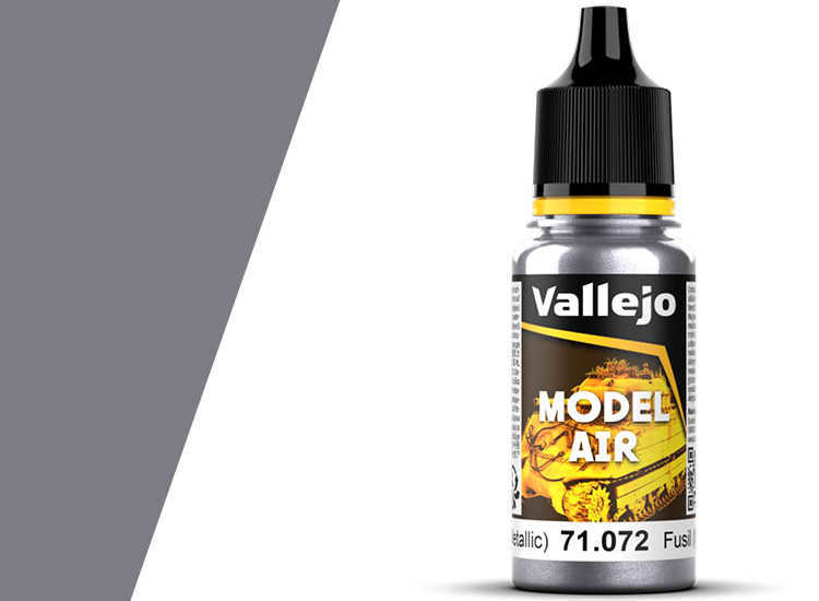 Vallejo 18ml MA072 Model Air - 072  Gunmetal (Metallic)