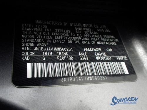 Nissan Rogue Sport 2020-2022 Engine Assembly 2.0L Gasoline 4 Cylinder P09860 - Picture 21 of 24