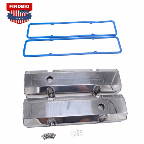 Kit de cubiertas de válvula y juntas y respiradores fabricados en aluminio para SBC 305 327 350 400 - Imagen 2 de 12