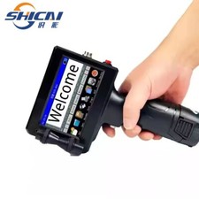 Handheld Inkjet Printer 600DPI Date Logo Barcode Coder Batch Coding Machine