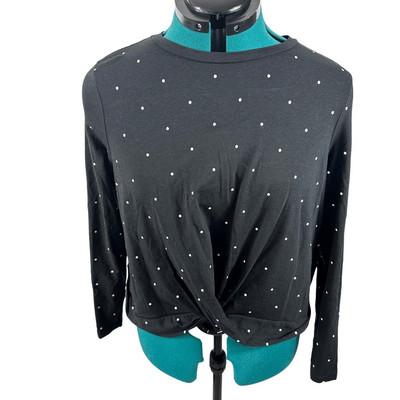 Vero moda black polkadot top