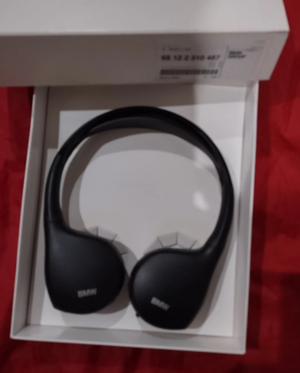 BMW OEM Infrared DVD Tablet Headphones New - Part # 65122310487 