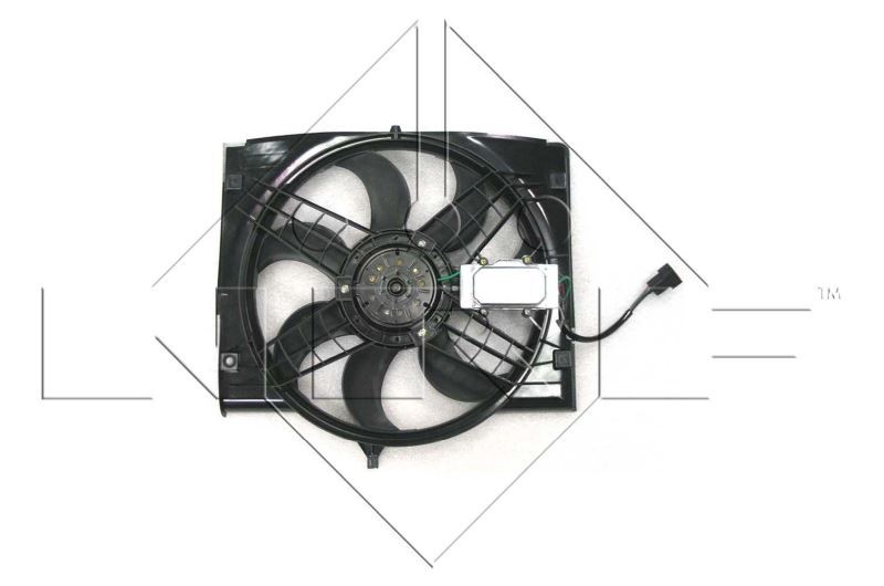 Ventilateur refroidissement moteur BMW 320 d à grand débit d'air