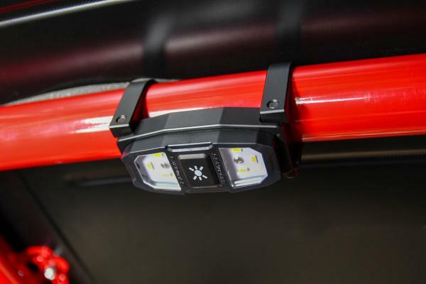 300 Lumens LED Dome LightCage ClampsBillet Mount for Yamaha YXZ Hyper-White