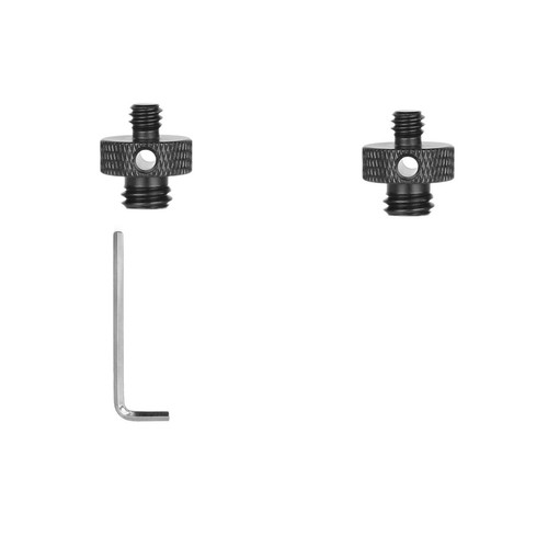 1/4" 3/8" Male Female Camera Hot Shoe Flash Adapter Dual Nut Tripod Mount Screw - Picture 12 of 37