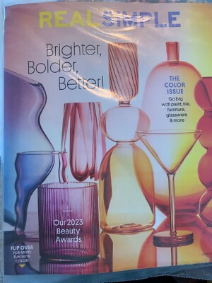 REAL SIMPLE Magazine ~ Brighter, Bolder, Better!   JUNE 2023  Brand New