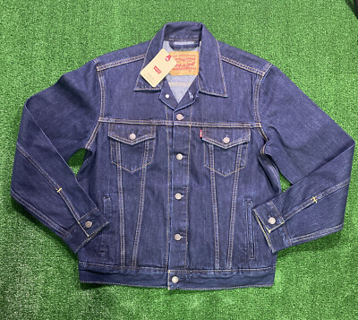 Levi's  Size Medium Men's Trucker Denim Jacket in Rinse Blue brand New With Tags