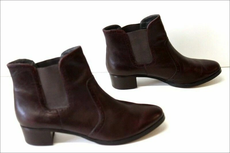 Bottes ANDRE Cuir Noir – Pointure 39, Pied Fin, Excellent état – Comme Neuf !